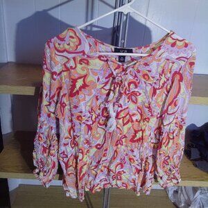 AGB BOHO FLORAL SHIRT
